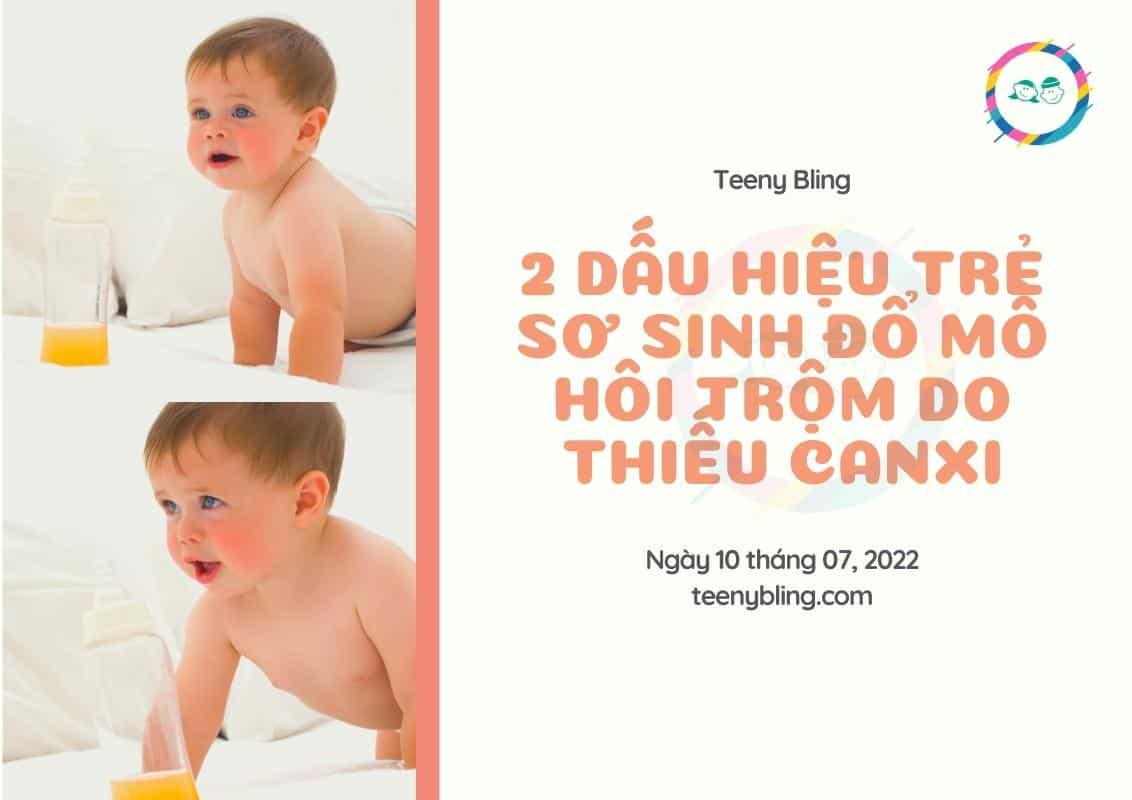 trẻ sơ sinh đổ mồ hôi trộm