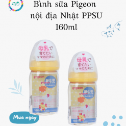 Bình sữa Pigeon nội địa Nhật PPSU160ml
