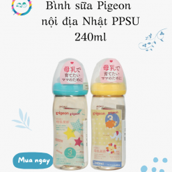 Bình sữa Pigeon nội địa Nhật PPSU240ml