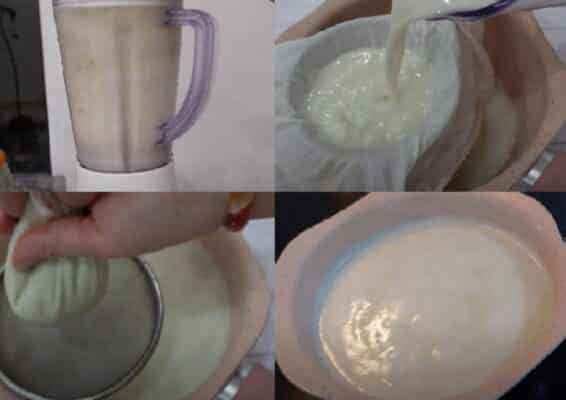 Cách lọc sữa hạt